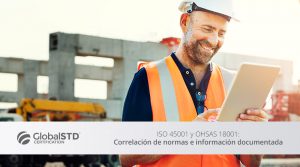Correlación entre normas ISO 45001 y OHSAS 18001